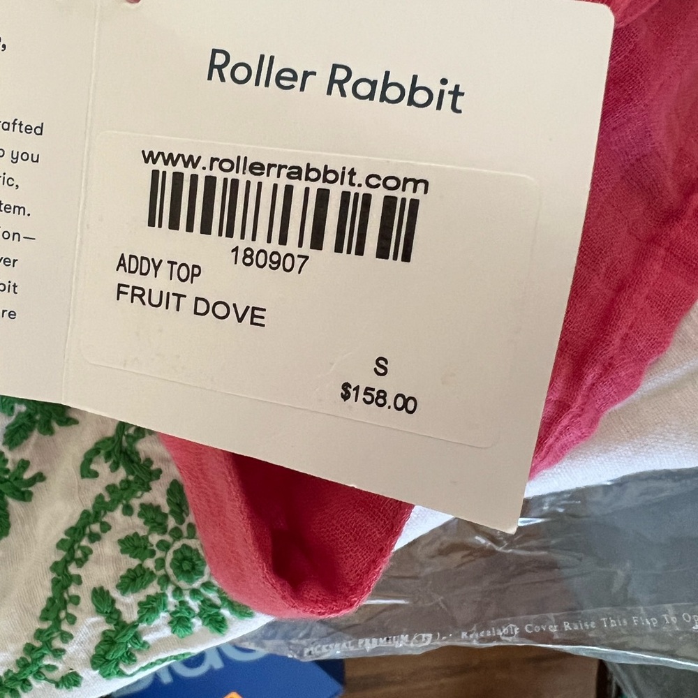 Roller Rabbit Pink Tunic NWT Small - Picture 4 of 5